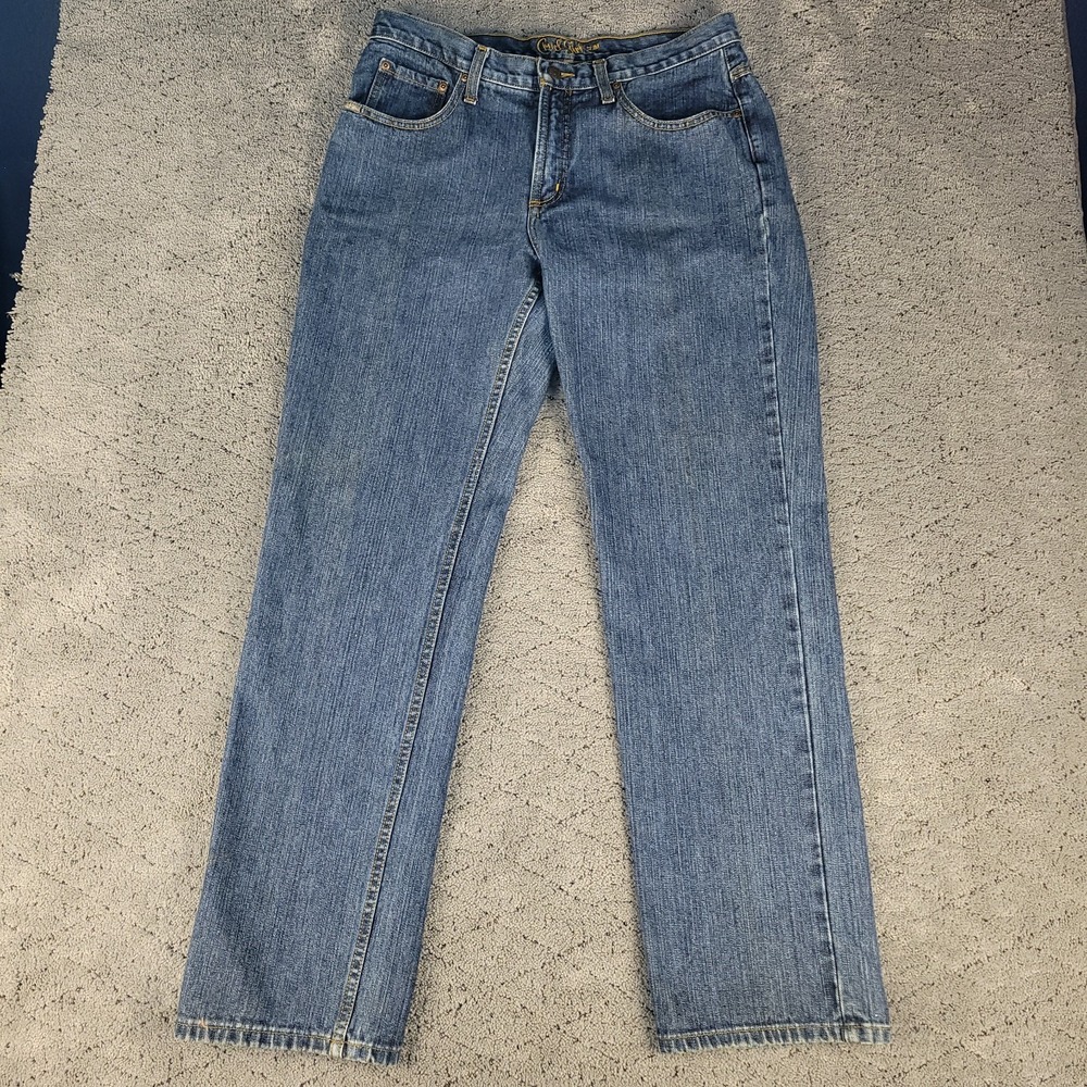 VTG Cruel Girl Jeans Womens 13 Blue Relaxed‎ Straight Leg Mid Rise Medium Wash